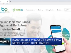 Listing, Saham Bank Amar & Cisadane Terbang!