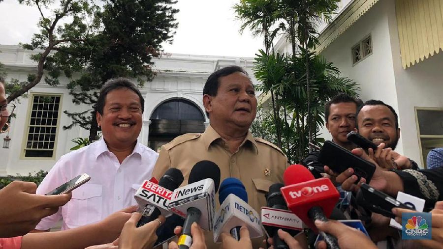 Demikian disampaikan Prabowo di Kompleks Istana Kepresidenan, Jakarta.