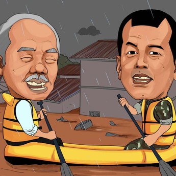Titah-Titah Jokowi Buat Kepala Daerah yang Kena Banjir