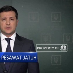 Presiden Ukraina Kirim Tim untuk Selidiki Sebab Pesawat Jatuh