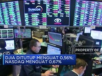 Bursa AS Tetap Hijau Walau Diterjang Serangan Iran