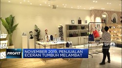 Penjualan Eceran Tumbuh Melambat pada November 2019