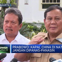 Begini Respon Prabowo Dituding 'Lembek' Soal Natuna