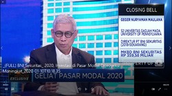 BNI Sekuritas: 2020, Investasi di Pasar Modal Diproyeksi Naik
