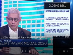 BNI Sekuritas: 2020, Investasi di Pasar Modal Diproyeksi Naik