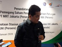 Erick Thohir Sowan Kantor Menko Mahfud MD, Bahas Asabri?