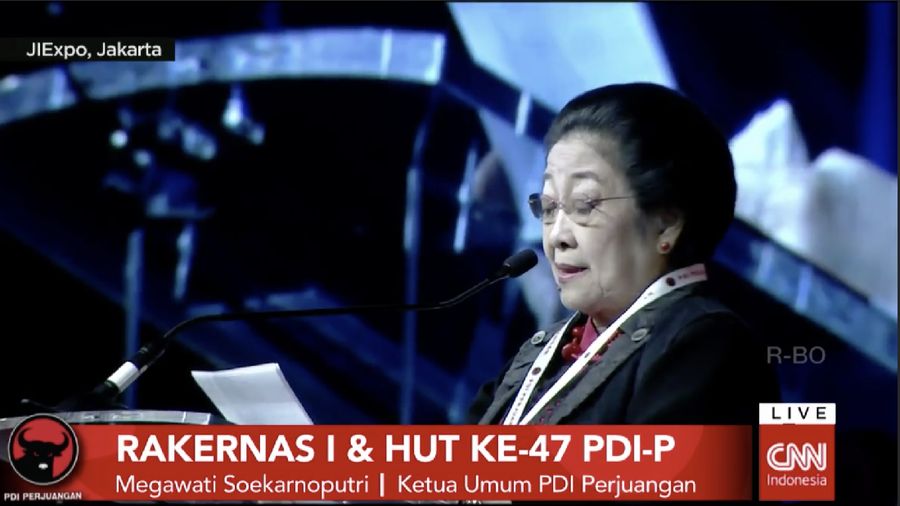 Presiden RI ke-5, Megawati Soekarnoputri memuji sikap Presiden Joko Widodo (Jokowi) soal Natuna yang sempat ramai dan diklaim China.