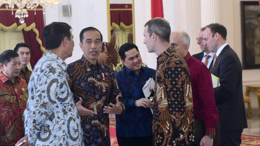 Terima Delegasi SoftBank dan DFC, Presiden Bicarakan Peluang Investasi di Indonesia