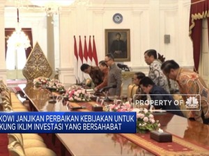 Ini Gaya Jokowi Sambut Investor AS di Istana
