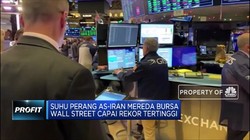 AS-Iran Mereda, Bursa Amerika Capai Rekor Tertinggi