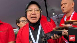 Dipuji Mega Di Hadapan Jokowi, Risma Ucapkan Terima Kasih
