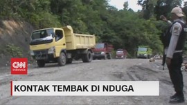 VIDEO: Kontak Senjata di Nduga, 1 Personel Brimob Tertembak