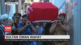 VIDEO: Sultan Qaboos Bin Said Wafat, Oman Tunjuk Sultan Baru