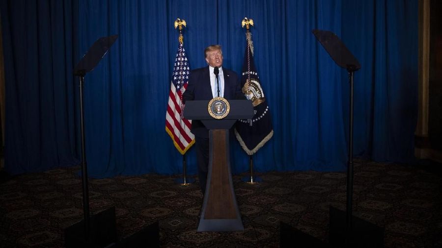 Donald Trump dituding menjadi penyebab utama Boeing 737 -800 jatuh.