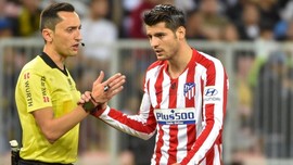 Jidat Morata Benjol Tertendang Carvajal Usai Ditekel Valverde