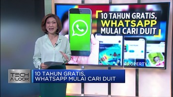 10 Tahun Gratis, Whatsapp Mulai Cari Duit