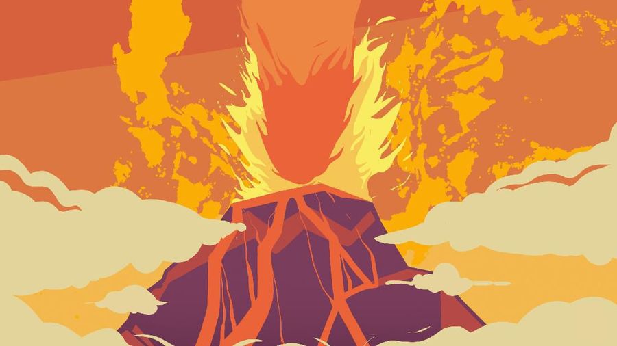 INFOGRAFIS, Akibat Erupsi Gunung di Manila, Bursa Saham Filipina Tutup