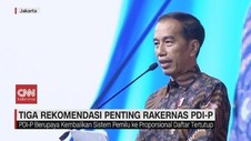VIDEO: Tiga Rekomendasi Penting Rakernas PDI-P