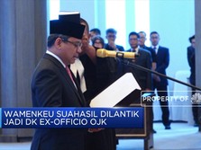 Sah, Wamenkeu Suahasil Dilantik Jadi DK Ex-Officio OJK
