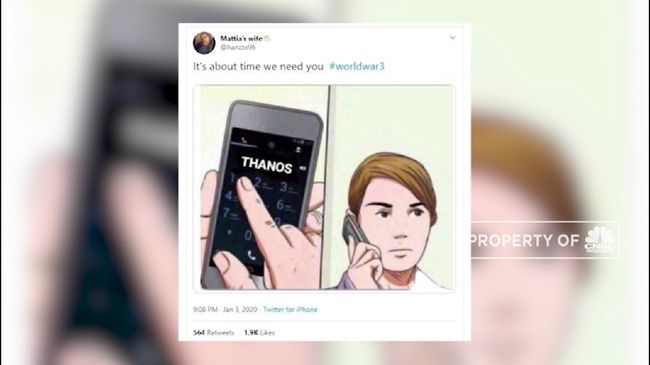Tengok Meme Kreatif Netizen yang Tolak Perang Dunia III Tengok Meme Kreatif Netizen yang Tolak Perang Dunia III