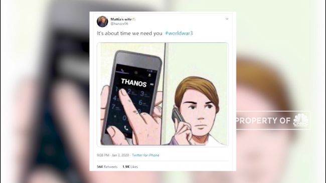 Tengok Meme Kreatif Netizen yang Tolak Perang Dunia III