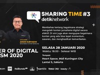 Mau Jadi Jurnalis Digital? Yuk Ikut Sharing Time Detiknetwork