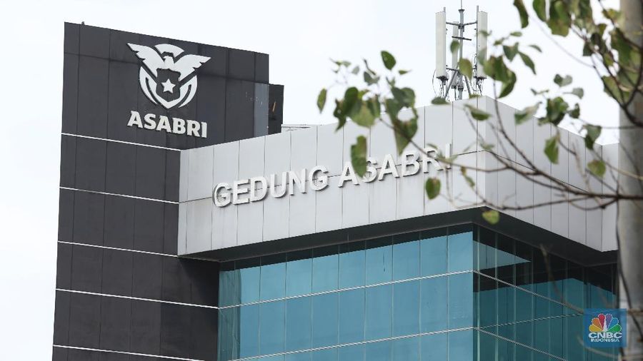 Ilustrasi Gedung Asabri (վ/Tri Susilo)