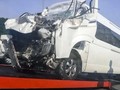 FOTO: Kondisi Mobil Ringsek di Kecelakaan Kento Momota