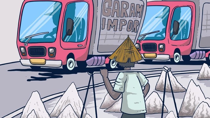 Infografis: RI belum lepas dari garam impor Infografis/RI belum lepas dari garam impor/Aristya Rahadian Krisabella