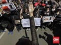 FOTO : Demo Bang Japar dan Jakarta Bergerak di Balai Kota