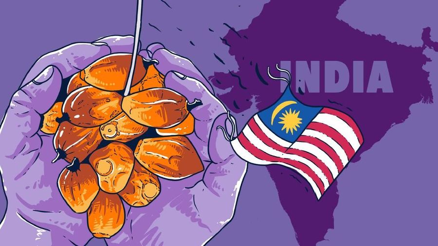 Infografis/Panas Lagi Soal Kashmir, India Setop Beli CPO Malaysia/Aristya Rahadian Krisabella