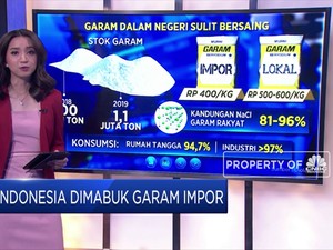 Indonesia Dimabuk Garam Impor