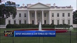 Wow! Defisit Anggaran AS Tembus US$ 1 Triliun