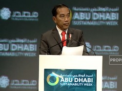 Detik-detik Jokowi Pamerkan Konsep Ibu Kota Baru di Abu Dhabi