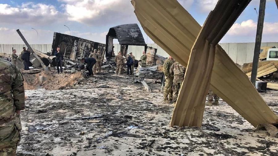 Serangan militer yang dilakukan Iran ke pangkalan militer Amerika serikat di Irak awal Januari lalu ternyata menimbulkan cedera berat pada tentara