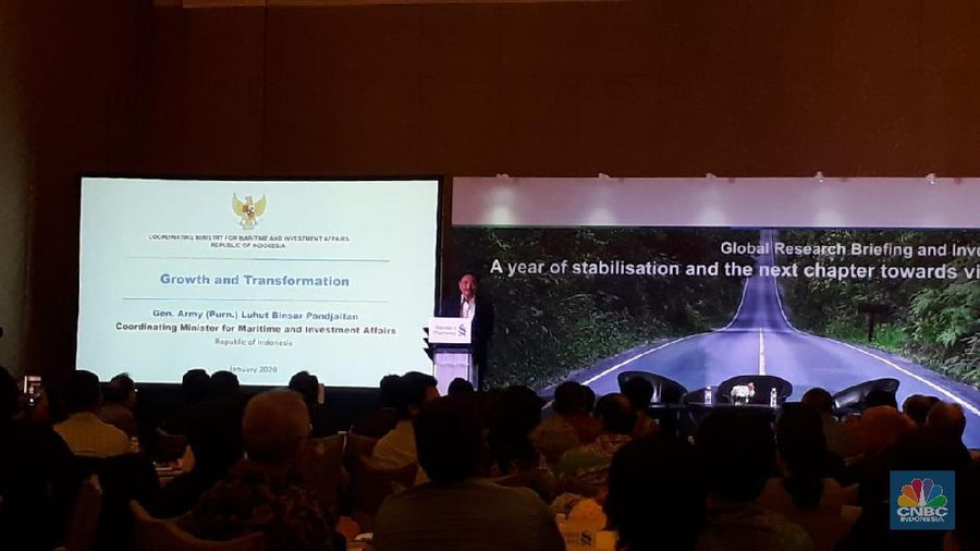 Demikian dikatakan Luhut dalam Standard Chartered Global Research Briefing and Investor Forum 2020 di Hotel Mulia Senayan, Rabu (15/1/2020).