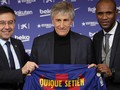 FOTO: Benvingut a Barcelona, Quique Setien