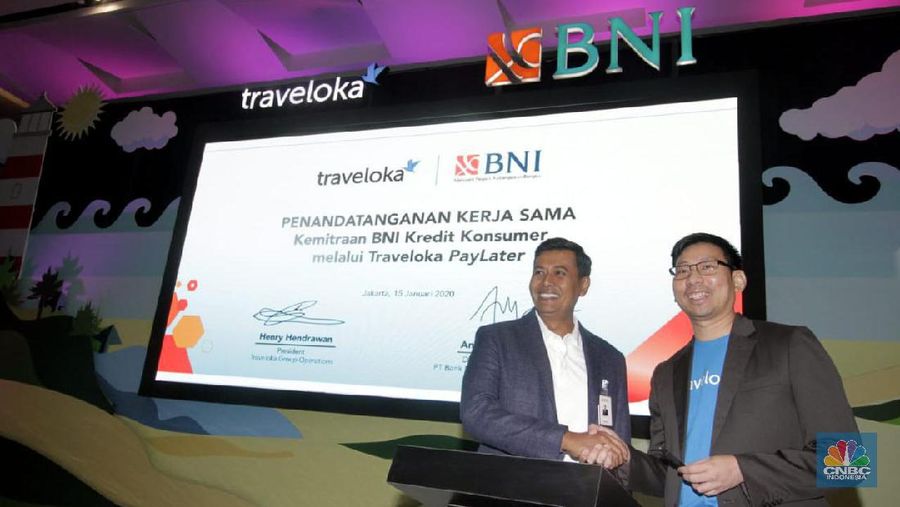 BNI siap mendukung Traveloka yang akan menggarap potensi penyaluran pembiayaan hingga Rp 6 triliun di tahun 2020 melalui fitur Traveloka Paylater.