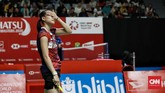 Fitriani mengulang hasil minggu lalu saat ia juga tersingkir di babak pertama Malaysia Masters. (CNN Indonesia/Andry Novelino)