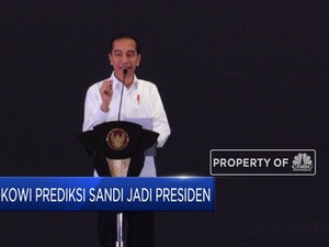 Jokowi Prediksi Sandi Jadi Presiden