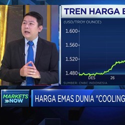 Telisik Turunnya Harga Emas di Saat Meredanya Konflik Global