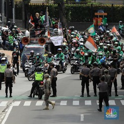 Demo di Kemenhub, Driver Ojol Klaim Tarif Bakal Berubah