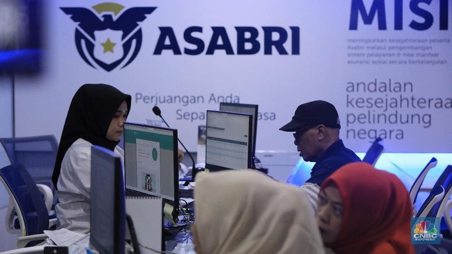 Kantor Pelayanan ASABRI (CNBC Indonesia/Andrean Kristianto)