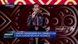 Di PTIJK, Jokowi Tantang DPR Selesaikan Omnibus Law 100 Hari