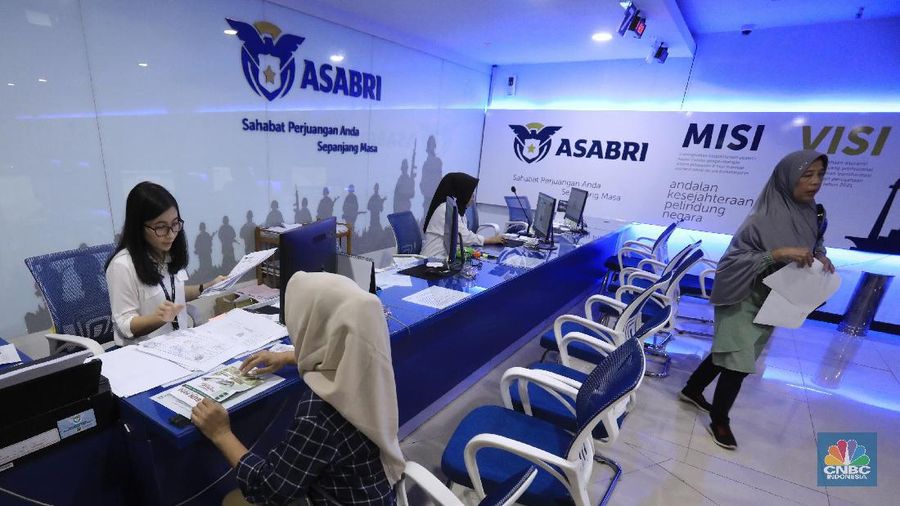 Kantor Pelayanan ASABRI (CNBC Indonesia/Andrean Kristianto)