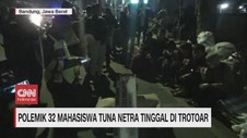 VIDEO: Puluhan Mahasiswa Tuna Netra Tinggal di Trotoar