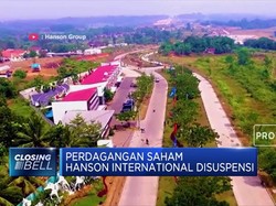 Perdagangan Saham Hanson International Disuspensi