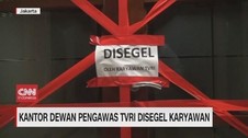 VIDEO: Kantor Dewan Pengawas TVRI Disegel Karyawan