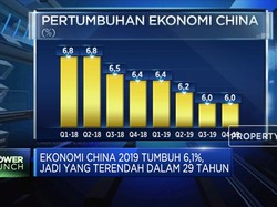 Tumbuh 6,1%, Ekonomi China Terlemah Dalam 29 Tahun