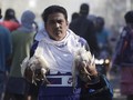 FOTO: Upaya Evakuasi Hewan Peliharaan dari Amuk Gunung Taal